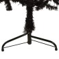 vidaXL Medio árbol de Navidad artificial con soporte negro 150 cm vidaXL Medio árbol de Navidad artificial con soporte negro 150 cm