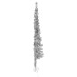 vidaXL Medio árbol de Navidad artificial con soporte plateado 180 cm vidaXL Medio árbol de Navidad artificial con soporte plateado 180 cm