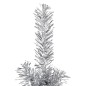 vidaXL Medio árbol de Navidad artificial con soporte plateado 180 cm vidaXL Medio árbol de Navidad artificial con soporte plateado 180 cm