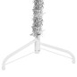 vidaXL Medio árbol de Navidad artificial con soporte plateado 180 cm vidaXL Medio árbol de Navidad artificial con soporte plateado 180 cm