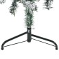 vidaXL Mitad árbol Navidad artificial estrecho con nieve 120 cm vidaXL Mitad árbol Navidad artificial estrecho con nieve 120 cm