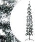 vidaXL Mitad árbol Navidad artificial delgado con nieve 180 cm vidaXL Mitad árbol Navidad artificial delgado con nieve 180 cm