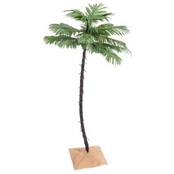 vidaXL Palmera artificial con 96 LED blanco cálido 180 cm