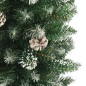 vidaXL Árbol de Navidad artificial estrecho con soporte PVC 210 cm vidaXL Árbol de Navidad artificial estrecho con soporte PVC 210 cm