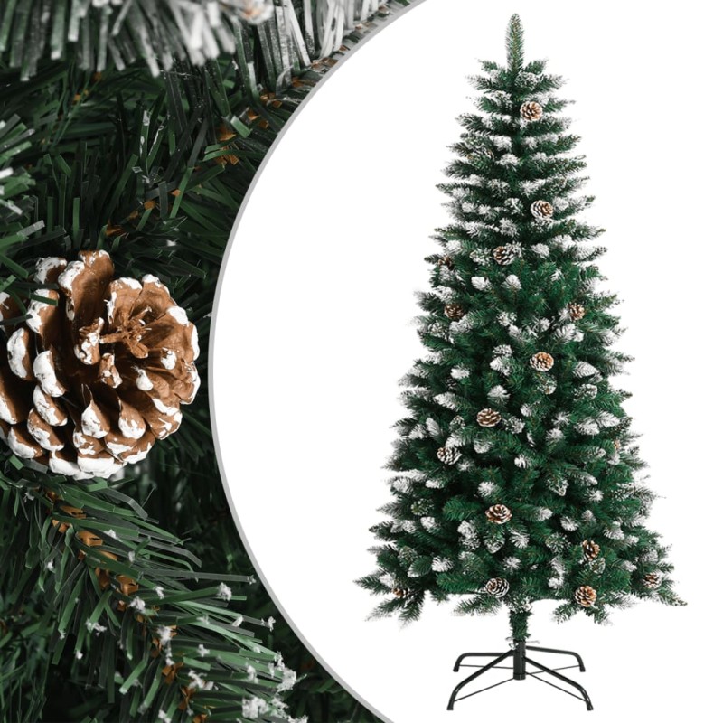 vidaXL Árbol de Navidad artificial con soporte PVC verde 120 cm vidaXL Árbol de Navidad artificial con soporte PVC verde 120 cm