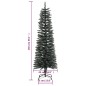 vidaXL Árbol Navidad artificial estrecho con soporte PVC verde 150 cm vidaXL Árbol Navidad artificial estrecho con soporte PVC verde 150 cm
