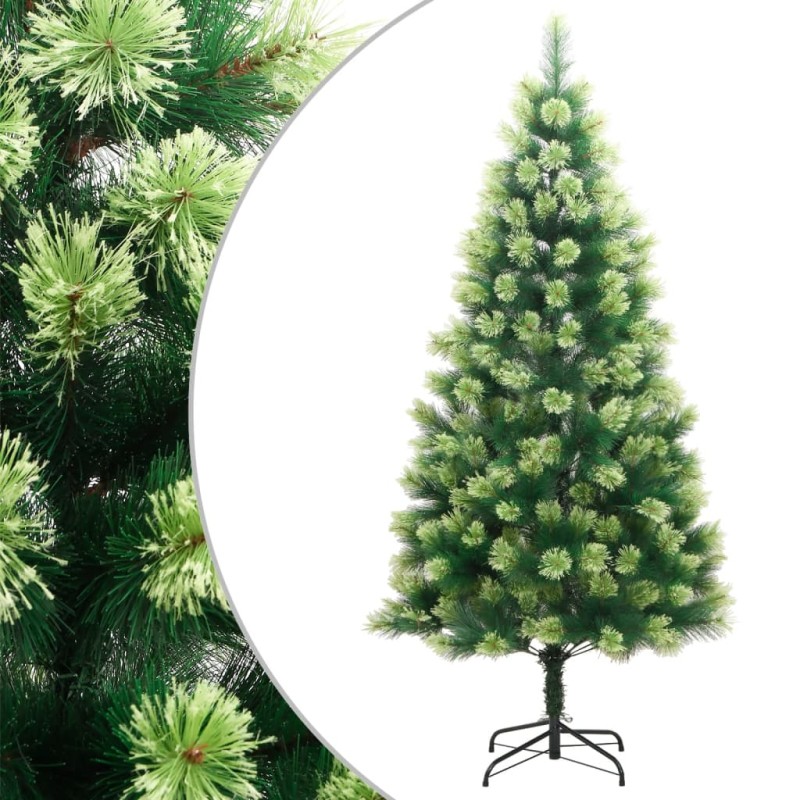 vidaXL Árbol de Navidad artificial con bisagras y soporte 180 cm vidaXL Árbol de Navidad artificial con bisagras y soporte 180 cm