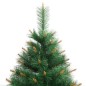vidaXL Árbol de Navidad artificial con bisagras y soporte 120 cm vidaXL Árbol de Navidad artificial con bisagras y soporte 120 cm