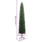 vidaXL Árbol de Navidad estrecho con soporte PVC 300 cm vidaXL Árbol de Navidad estrecho con soporte PVC 300 cm