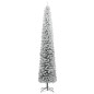 vidaXL Árbol Navidad estrecho con soporte y nieve artificial PVC 300cm vidaXL Árbol Navidad estrecho con soporte y nieve artificial PVC 300cm
