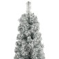 vidaXL Árbol Navidad estrecho con soporte y nieve artificial PVC 300cm vidaXL Árbol Navidad estrecho con soporte y nieve artificial PVC 300cm