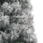 vidaXL Árbol Navidad estrecho con soporte y nieve artificial PVC 300cm vidaXL Árbol Navidad estrecho con soporte y nieve artificial PVC 300cm