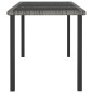 vidaXL Juego de comedor para jardín 7 piezas ratán sintético gris vidaXL Juego de comedor para jardín 7 piezas ratán sintético gris