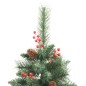 vidaXL Árbol de Navidad artificial con piñas y bayas 240 cm vidaXL Árbol de Navidad artificial con piñas y bayas 240 cm