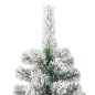 vidaXL Árbol de Navidad artificial con bisagras y nieve flocada 180 cm vidaXL Árbol de Navidad artificial con bisagras y nieve flocada 180 cm
