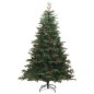 vidaXL Árbol de Navidad artificial con piñas y bayas 180 cm vidaXL Árbol de Navidad artificial con piñas y bayas 180 cm