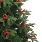 vidaXL Árbol de Navidad artificial con piñas y bayas 180 cm vidaXL Árbol de Navidad artificial con piñas y bayas 180 cm