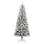 vidaXL Árbol de Navidad artificial con bisagras y nieve flocada 240 cm vidaXL Árbol de Navidad artificial con bisagras y nieve flocada 240 cm
