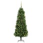 vidaXL Árbol de Navidad artificial con luces y bolas verde 240 cm vidaXL Árbol de Navidad artificial con luces y bolas verde 240 cm