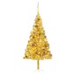 vidaXL Árbol de Navidad preiluminado con luces y bolas dorado 240 cm vidaXL Árbol de Navidad preiluminado con luces y bolas dorado 240 cm