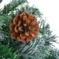 vidaXL Árbol de Navidad helado con luces, bolas y piñas 180 cm vidaXL Árbol de Navidad helado con luces, bolas y piñas 180 cm