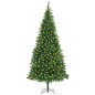 vidaXL Árbol de Navidad artificial preiluminado con luces verde 300 cm vidaXL Árbol de Navidad artificial preiluminado con luces verde 300 cm
