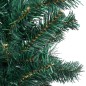 vidaXL Árbol de Navidad artificial Delgado LEDs y soporte verde 120 cm vidaXL Árbol de Navidad artificial Delgado LEDs y soporte verde 120 cm