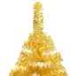 vidaXL Árbol de Navidad preiluminado con luces y bolas dorado 240 cm vidaXL Árbol de Navidad preiluminado con luces y bolas dorado 240 cm