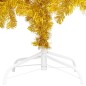 vidaXL Árbol de Navidad preiluminado con luces y bolas dorado 240 cm vidaXL Árbol de Navidad preiluminado con luces y bolas dorado 240 cm