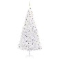 vidaXL Árbol de Navidad preiluminado con luces y bolas blanco 300 cm vidaXL Árbol de Navidad preiluminado con luces y bolas blanco 300 cm