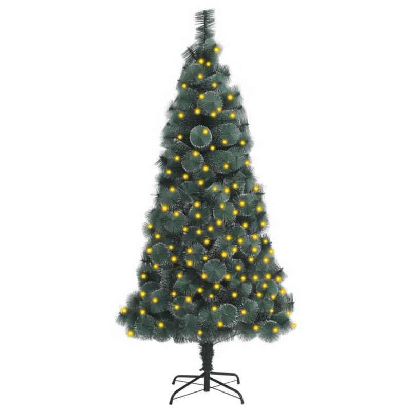 vidaXL Árbol de Navidad con luces y soporte PET verde 180 cm vidaXL Árbol de Navidad con luces y soporte PET verde 180 cm