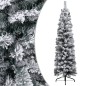 vidaXL Árbol de Navidad delgado con nieve PVC verde 120 cm vidaXL Árbol de Navidad delgado con nieve PVC verde 120 cm