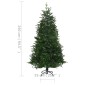 vidaXL Árbol de Navidad artificial con luces PVC&PE verde 240 cm vidaXL Árbol de Navidad artificial con luces PVC&PE verde 240 cm
