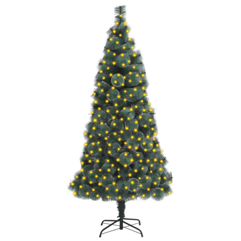vidaXL Árbol de Navidad con luces y soporte PET verde 240 cm vidaXL Árbol de Navidad con luces y soporte PET verde 240 cm