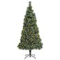 vidaXL Árbol de Navidad con luces y soporte PET verde 240 cm vidaXL Árbol de Navidad con luces y soporte PET verde 240 cm