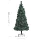 vidaXL Árbol de Navidad con luces y soporte PET verde 240 cm vidaXL Árbol de Navidad con luces y soporte PET verde 240 cm