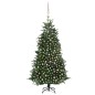 vidaXL Árbol de Navidad artificial con LED y bolas PVC&PE verde 240 cm vidaXL Árbol de Navidad artificial con LED y bolas PVC&PE verde 240 cm