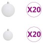 vidaXL Árbol de Navidad artificial con LED y bolas verde 400 cm vidaXL Árbol de Navidad artificial con LED y bolas verde 400 cm
