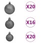 vidaXL Árbol de Navidad artificial con LED y bolas verde 400 cm vidaXL Árbol de Navidad artificial con LED y bolas verde 400 cm