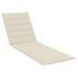 vidaXL Tumbona de jardín con mesa y cojín de madera de pino impregnada vidaXL Tumbona de jardín con mesa y cojín de madera de pino impregnada