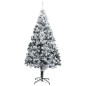 vidaXL Árbol de Navidad preiluminado con luces y bolas verde 210 cm vidaXL Árbol de Navidad preiluminado con luces y bolas verde 210 cm