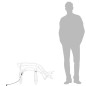 vidaXL Figura de reno Navidad 3 unidades blanco cálido 73x31x45 cm vidaXL Figura de reno Navidad 3 unidades blanco cálido 73x31x45 cm