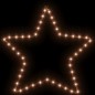 vidaXL Figuras estrellas Navidad con 48 LED 2 uds blanco cálido 56cm vidaXL Figuras estrellas Navidad con 48 LED 2 uds blanco cálido 56cm