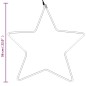 vidaXL Figuras estrellas Navidad con 48 LED 2 uds blanco cálido 56cm vidaXL Figuras estrellas Navidad con 48 LED 2 uds blanco cálido 56cm