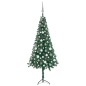 vidaXL Árbol de Navidad artificial de esquina LED y bolas verde 120 cm vidaXL Árbol de Navidad artificial de esquina LED y bolas verde 120 cm