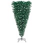 vidaXL Árbol de Navidad artificial invertido con luces y bolas 240 cm vidaXL Árbol de Navidad artificial invertido con luces y bolas 240 cm