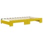 vidaXL Sofá cama nido con colchón terciopelo amarillo 100x200 cm vidaXL Sofá cama nido con colchón terciopelo amarillo 100x200 cm