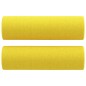 vidaXL Cojines decorativos 2 uds tela amarillo claro 15x50 cm