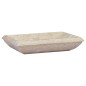 vidaXL Lavabo crema mármol 50x35x10 cm vidaXL Lavabo crema mármol 50x35x10 cm