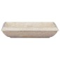 vidaXL Lavabo crema mármol 50x35x10 cm vidaXL Lavabo crema mármol 50x35x10 cm